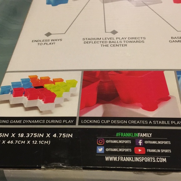 Franklin Games Franklin Battle Buckets Game New Wrotating Base